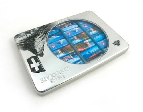 18mmh Rectangular Tin Boxes For Pancake Packaging