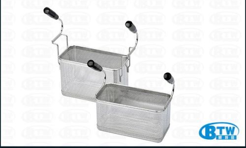 Double Handle Stainless Steel Pasta Basket (Rectangle)