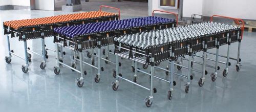 Retractable Plastic Roller Conveyor