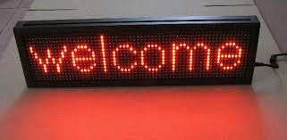 Moving Message Display Boards