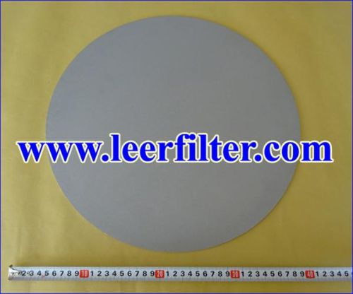 SS 316L Sintered Porous Filter Disc