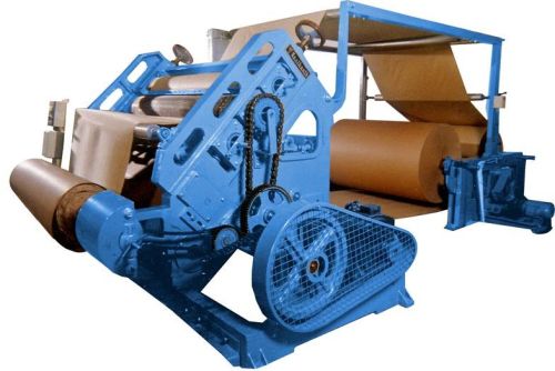 Electric Cast Iron Powder Coated Paper Corrugation Machine, Specialities : Long Life