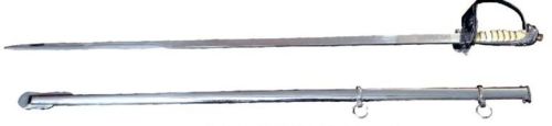 Polished Steel Ceremonial Swords, Style : Antique