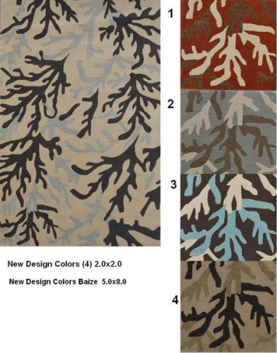 Hand Tufted Leaflet Carpets