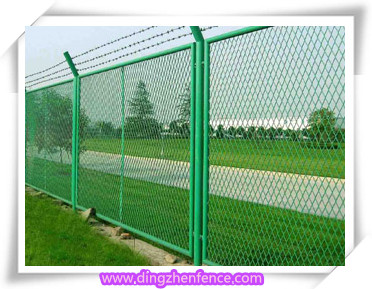 Expanded Metal Fence