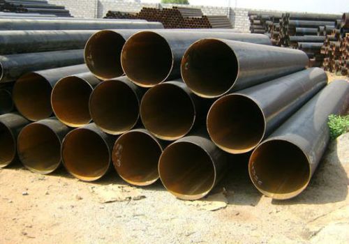 Steel Large Diameter ERW Pipe, Shape : Round