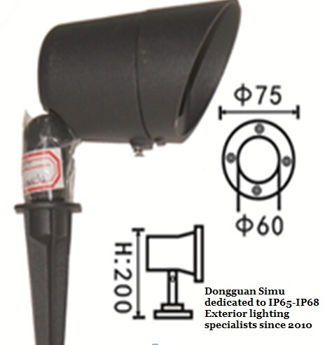 3 W 12 Volt LED Aluminum Up Light