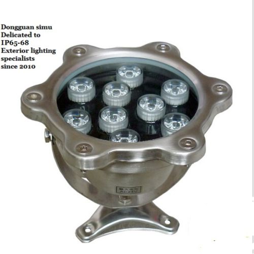 Stainless steel 9 W LED Fountain Flood Light 180*H90