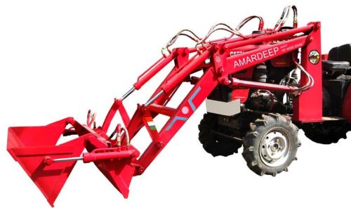 Mini Tractor Mounted High Dump Loader