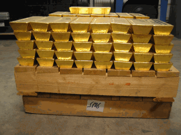 Pure Gold Bars - Gold Bar, With 9999 Pure Raw Gold