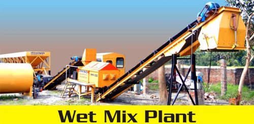 Wet mix macadam plant