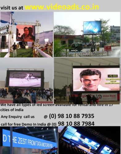 Truck LED Video Screen Rental Services