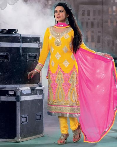 Party Wear Fancy Zari Resham Embroidered Dress