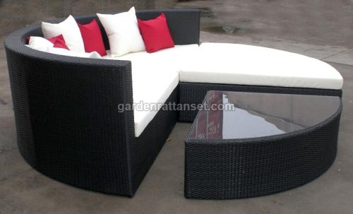 Modular Outdoor Coffee Table Set