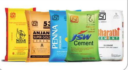 Plastic Printed Cement Packaging Bags, Color : Multicolor