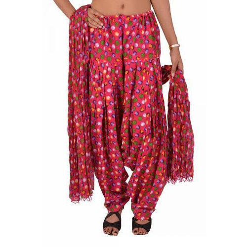 Printed Patiala Salwar, Occasion : Party Wear, Casual Wear