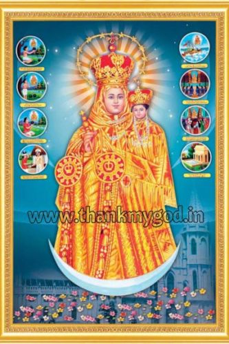 Velankanni Matha, Color : Multicolor