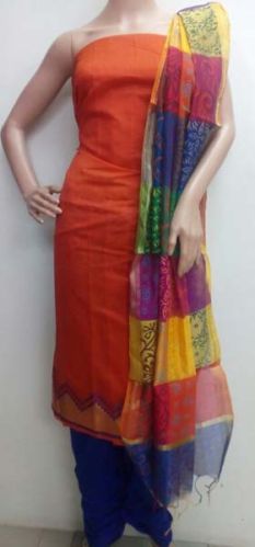 Chanderi Silk Dress Material
