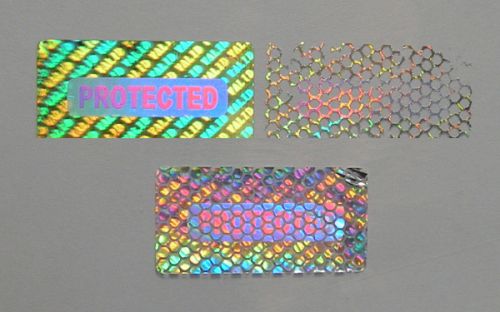 Text Tempered Holographic Seal