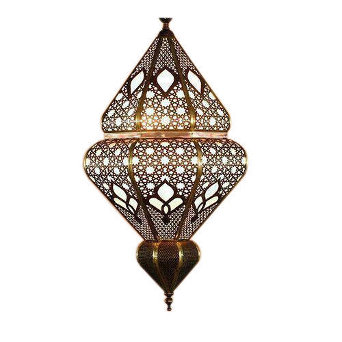 Misbah Exports Carved Hanging Lantern, For Home Decor Etc.