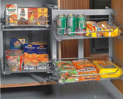 Metal Corner Shelves, Color : Metallic, Silver