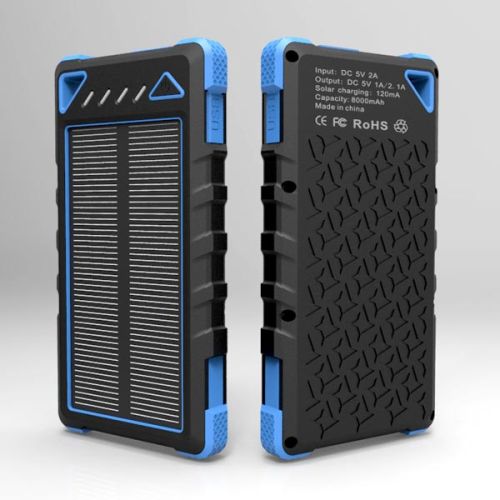 Solar Power Bank, Capacity : 8000mAh