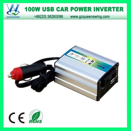 Queenswing 100 Watt DC AC Car Power Inverter With USB Port