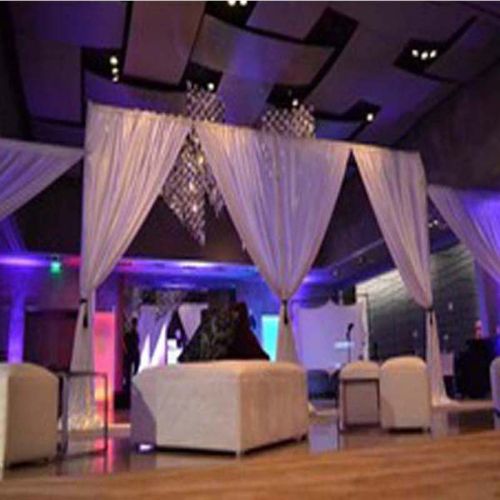 Tourgo Aluminum Pipe and Drape Stage Backdrop For Wedding Party