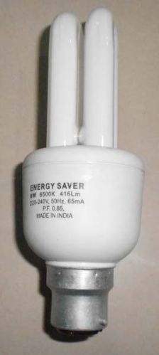 CFL Light (8W), Voltage : AC 220-240v/50-60Hz.