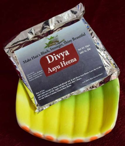 Divya Natural Herbal Heena, For Parlour, Personal, Form : Powder