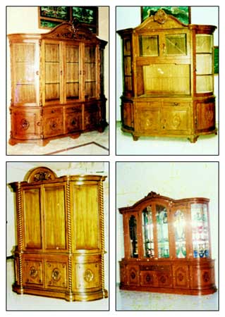 Polished Bamboo Teak Wood Furniture, For Garden, Home, Office, Size : Multisize