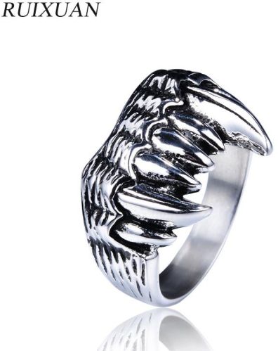 Men's Fashion Monster Sharp Teeth Jewelry Cool Finger Ring