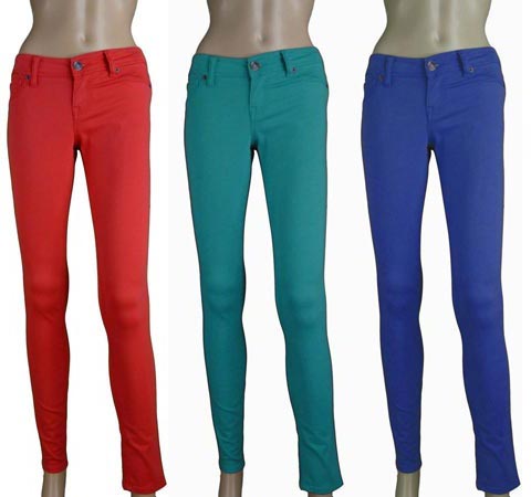 Fine Colors Embellished Ladies Jeggings, Size : All Sizes
