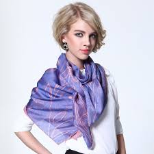 Fine Colors Silk Scarves, Pattern : Printed