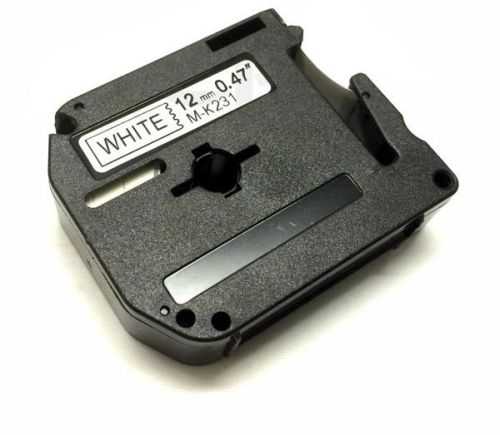 Compatible For Brother M-K231 Black On White Tape