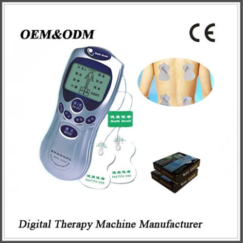 Electronic Massager Digital Therapy Machine, Packaging Type : Silver
