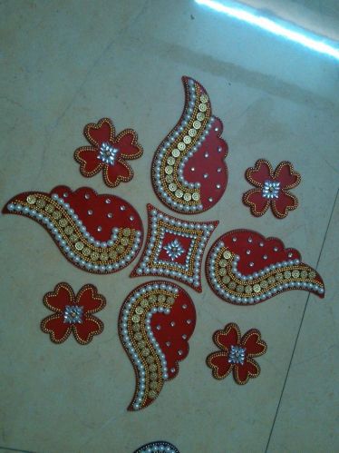 Acrylic Rangoli, Packaging Type : Box, Plastic Packet