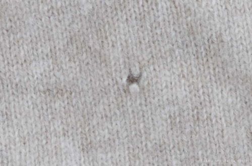 Torn Knitted Fabric