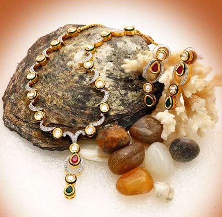 Kundan Necklace Set