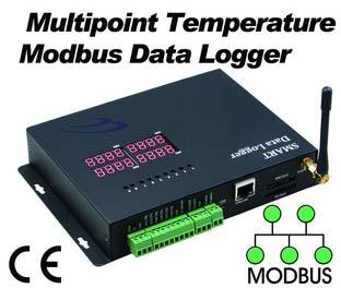 Metal Multipoint Modbus Data Logger, Packaging Type : BLACK