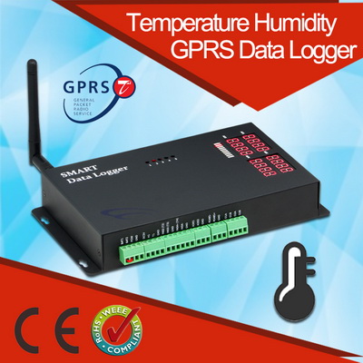 Metal Temperature Humidity GPRS Data Logger, Packaging Type : BLACK