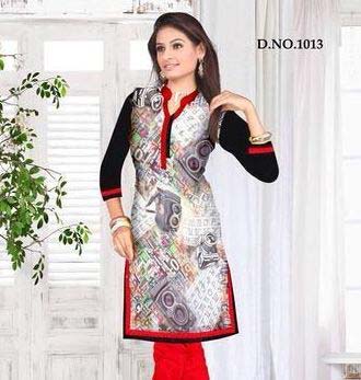 Designer Kurtis, Sleeve Type : 3/4th Sleeve, Half Sleeve