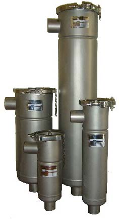 SS 304 Eco Bag Filter Housing (EBV-B2-6S6-2F-V)