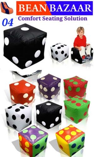 Dice Shaped Bean Bags