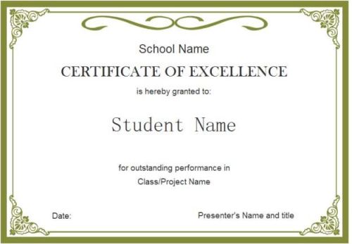 Certificate Printing