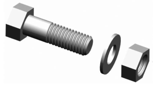 Stainless Steel Fastener, Color : Black, Brown, Grey, Silver