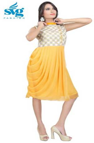 Georgette Short Kurti