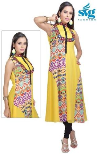 Georgette With Digital Print