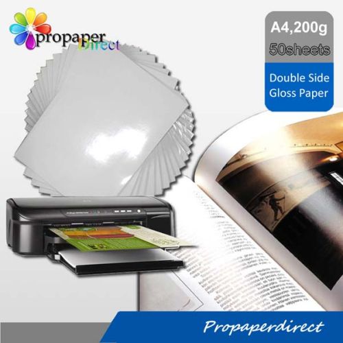 Double Side Glossy Photo Paper 200g, Packaging Type : white