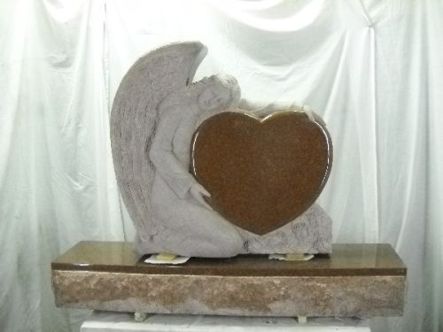 Granite Angel Tombstone